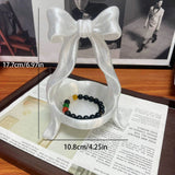 New Jewelry Storage Rack Bow Handmade Ornaments Elegant Necklace Beads Display Stand Creative Home Decorations Desktop Ornament