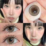 Color Contact Lenses for Eyes Korean Lens Blue Color Lens Brown Big Eye Contacts Lenses Pink Lenses Purple Lenses