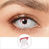 Yearly Use Halloween Contact Lenses For Cosplay Vampire Red Colored Contact Lenses Eye Lenses Blood Makeup Contact Lens