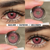 New 1Pair Blue Eyes Contact Colored Contact Lenses Gray Brown Colorful Beautiful Pupils Green Eyes Contact 6 Months Use
