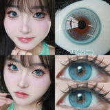 Daily Disposable 10PCS Colored Contact Lenses for Eyes Myopia Lens Beauty Pupils Eye Lenses Fashion Blue Purple Lenses