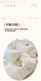 Princess Style Bedding Sets Ruffle Lace Bow Quilt Cover Romantic Print Bedclothes Home Decor Woman Girl Bedroom Duvet Cover 4pcs