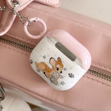 Cute Cartoon Deer Rabbit Silicone Earphone Case For Apple AirPods 1 2 3 4 Pro 2 Wireless Bluetooth Earphones Protection Cover