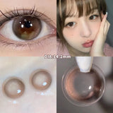 1 Pair/2pcs Lenses Blue Series Beauty Contact Lenses for Eyes Comestics Natural Pupil Eye Color Lens Myopia Brown Lenses