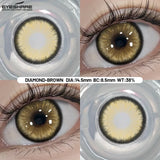 Big Eyes Color Contact Lenses Fashion Blue Colored Contact Lense Brown Softlenses Green Beauty Pupils Yearly Use