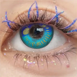Colored Contact Lenses Lalens Anime Blue Cosplay Cartoon Pink Purple Red Brown Color Contacts Eye Lens Eyes Half Year 2Pcs