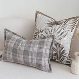 Chenille Throw Pillow Cover Soft Textured Farmhouse Cushion Case Neutral Accent Pillowcase for Couch Bedroom Living Room Decor