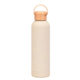 Sports Thermos Cup With Bamboo Lid And Handle,Stainless Steel Vacuum Flasks,Camping Gym Drinkware,Small Mouth Water Bottle,750ml