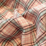 Korean Style Princess Lace Ruffles 100% Cotton Bedding Set Plaid Style Duvet Cover Set Bed Sheet Pillowcases 4Pcs