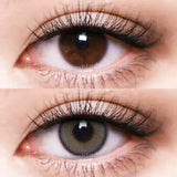 Ultra Sheer Light Brown Monthly Contacts - Comfort Focus for Light Eyes |   Breathable Moisture Lock