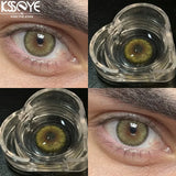 2Pcs Best Selling Contacts Colored Lenses Cleopatra2.0 Myopia Degree Green Grey Series Soft Lens Eye  Fast Shipping
