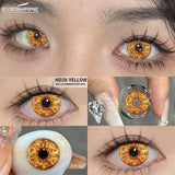 1Pair Cosplay White Color Contact Lenses Halloween Scary Contact Lenses Crazy Red Eye Makeup Lenses Black Beauty Pupils