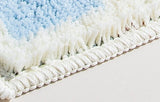 Long Tufting Grids Bathroom Mat Living Room Carpet Bathmat Bedroom Bedside Rug Soft Floor Pad Aesthetic Home Decor