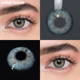 Sea Brown Color Contact Lenses 6 Months Disposable 14.2mm Small Pupil Korea Design for Daily Beauty Cosmetics