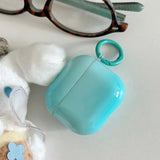 Simple Style Sky Blue Gradient Earphone Case  For Apple AirPods Pro 2 Soft Protection Cover For AirPods 1 2 3 4 Headphone Shell