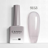 Nail Gel Polish HEMA FREE Translucent Jelly Gel Varnish Semi Transparent Super Glossy Ultra Consistency Round Shape Brush