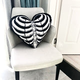 Home Decor Heart Cushion Living Room Skull Personality Decoration Gift Retro Throw Pillow For Halloween Holiday Bedroom