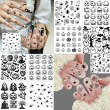 8 Sheets Halloween Realistic Black Widow Tarantula Spider Temporary Tattoo Sticker For Adult Hand, Waterproof Durable Fake Tatoo