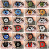 Color Contact Lenses For Eyes Anime Cosplay Colored Lenses Blue Red Multicolored Lenses Contact Lens Beauty Pupils