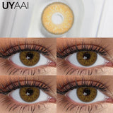 NEW Colored Pupils Makeup Green Contact Lenses Beauty Women Colored Pupils Cosmetic Brown Natural Pupils