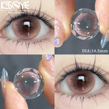 1 Pair Hot sales Color Contact Lenses Eyes Natural Contact Lenses Purple Brown Lenses Makeup Annual