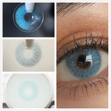 1Pair Vison Mulberry Blue Color Contact Lenses  Beautiful Pupil Lens For Enlarge Eyes Cosmetic Contact Lenses Yearly Use