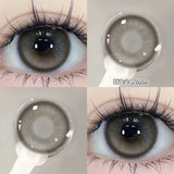 1 Pair Myopia Fashion Lens Prescription Colored Contact Lenses Beauty Pupils Purple Eye Lenses Blue Eye Color Lenses