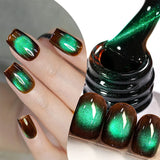 10ml Only Green Glass Bead Cat Magnetic Gel Nail Polish Guava Soda Grape Iced Crystal Salon Soak Off Gel Manicure