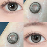 2PCS Hot Selling Color Contact Lenses Eyes Black Nature Contacts Lens Beauty Korean Makeup Yearly
