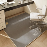 Study Carpet Square Desk Office Chair Floor Mat Home Decoration Rug Bedroom Carpes Retro Minimalist Style Floral Geometric