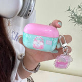 2024 New Korea Popular Cartoon Cute Funny Pink Dog Cover TPU Case For Airpods Pro 2 Airpods 1 2 3 Pro 3nd Wireless Earphone Case