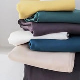 2Pcs Pillowcases 100% Bamboo Fiber Cooling Anti-bacterial Solid Color Hotel Home Summer Envelope Style Pillow Covers 50x75cm