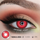 1pair Halloween Colored Contact Lenses Cosplay White Crazy Contact Lenses Anime Red Eye Lenses Blue Makeup Contact Lens