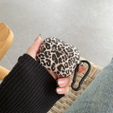 Leopard Print Earphone Case For Airpods Pro 2 USB C Silicone Protective Cover For Apple Airpods 3 3rd Generation Shell With Hook