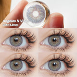 New Colored Contact Lenses 1 Pair Green Iris Natural Pupil Color Circle  Annual Siri Urban Angeles Series Make Up Beauty