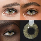 Eye Eyes Color Contacts Colored Contact Lenses Lens Natural Beauty Cosmetic Amber Daily 2Pcs 6 Months Half Year Use