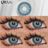 Contact Lenses Beauty Colored Pupils Green Eye Lenses Natural Look Eye Contacts Gray Fashion Soft Lenses Beauty Color Lens