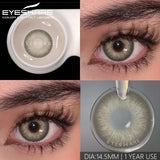 1 pair Colored Contact Lenses for big Eyes Natural Eye Lenses Gray Contact Green Lenses Blue Lenses Fashion Lenses