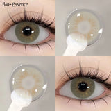 Grey Colored Contacts for Eyes Natural Brown Eye Lens Green Pupils Blue Eyes Contacts Lenses Fashion Yearly