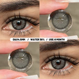 New 1Pair Blue Eyes Contact Colored Contact Lenses Gray Brown Colorful Beautiful Pupils Green Eyes Contact 6 Months Use