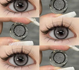 Colored Contact Lenses 1pair Natural Gray Color Contacts for Eyes Yearly Beautiful Pupils Makeup Colorful Contact Lens