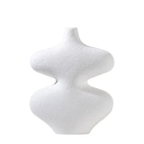Ceramic Vase Abstract Geometric Crafts Floral Arrangement Accessories Flower Terrarium Pot Home Decoration