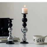 Sphericity Metal Candle Holder Ornaments Simplicity Cylinder Candlestick Desk Decoration Wax Melt Home Aroma Container
