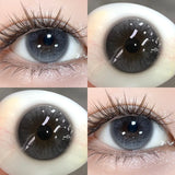 1 Pair Brown Eye Lenses Korean Natural Lenses Color Contact Lenses Eyes with Degree Black Beautiful Pupil Fast Shipping
