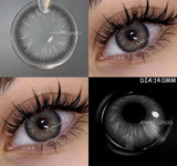 Black Colored Contact Lenses for Eyes 1 Pair Contact Lenses Natural Beauty Color Lens Eyes Yearly Use Fashion Lenses