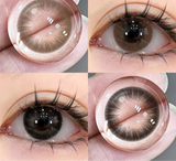 2Pcs Basic Color Natural Contacts Lenses Soft Naturally Colored Cosmetics Black Brown Beautiful Pupil Contacts Lenses