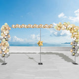 10ft x 20ft Telescopic Backdrop Stand, Heavy-Duty Photo Background Support System, Wedding Arch Frame for Photo Studio, Events