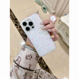Full Screen Colorful Stars Phone Case For IPhone 15 14 13 16 12 Pro Max Shockproof Bumper Back Cover Funda