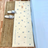 Bedroom Floor Carpet Bedside Soft Comfortable Non-slip Foot Mat Blue Star Long Rug Girls Room Thick Plush Home Decoration Rugs