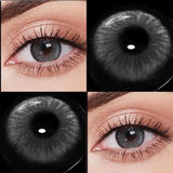 Natural Gray Colored Contact Lenses,  Soft Eye Lenses for Daily Wear, Office, Dating, Party, Travel & Beauty Makeup